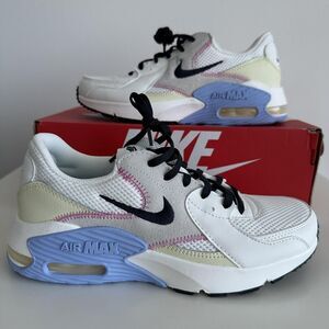 Nike Air Max Excee Sneakers Womens 8.5 Chunky White Blue Sail Alabaster IB4018